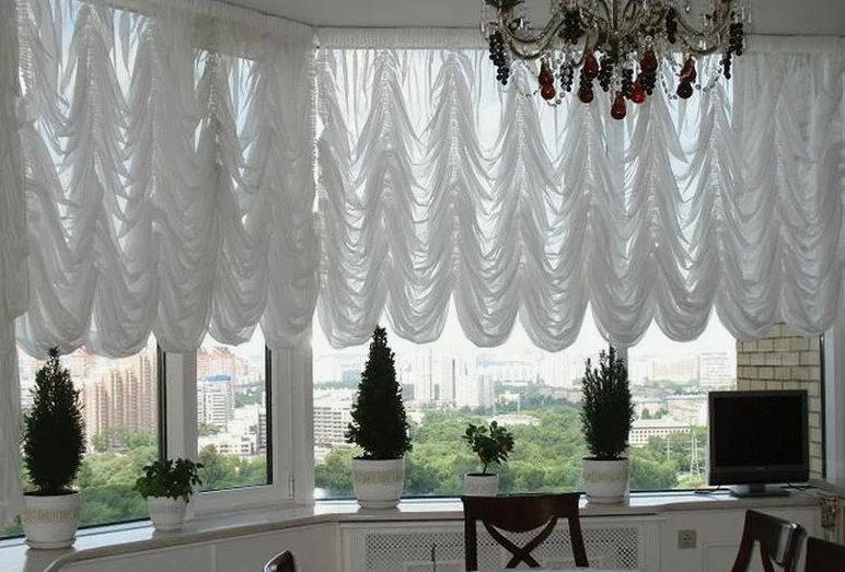 французские шторы